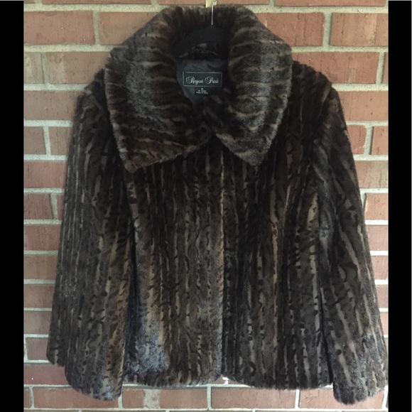 Faux Fur Coat - Like New - Picture 1 of 6